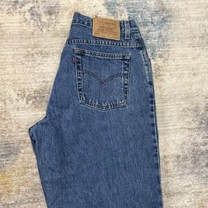 Vintage 90s Levi's 550 Relaxed Fit Tapered Leg Jeans Womens 16 Reg USA Classic